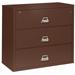 FireKing Brown Fire Resistant File Cabinet - 3 Drawer Lateral 44 wide