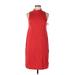 Old Navy Casual Dress - Sheath High Neck Sleeveless: Red Print Dresses - New - Women's Size Large