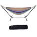 Clearance Hammock Set (Hammock Frame Small Color Bar Hammock) Natural Rope