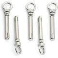 Expansion Bolts Bolt Hooks Wall Fastener Nail Metal Bolt Lift Eye Ring Nut Expansion Bolt Screw Marine Grade 304 Stainless Steel Concrete Wall Anchor Sleeve(Color:Silver Dimensions:M8X60MM) (Color :