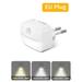 3 Color Temperature US/EU Plug In LED Cabinet Light Motion Sensor Night Lamp For Bedside Toilet Stairs Corridor Kitchen Wathroom EU Plug cabinet lamp 1 PC