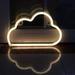 LED Neon Signs Cloud Wall Decorative Night Light for Bedroom Girls Kids Room Home Decor Neon Light Battery Powered and USB Plug NECLD