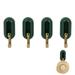 Adhesive Hooks Wall Hooks Key Hooks for Wall Decorative Key Holder Rack Self Adhesive Wall Hooksgreen