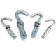 10PCS Galvanized with Hook Pull Screw/Expansion Bolt/National Standard Pull The Hook M6/M8/M10/M12 - (Size: M8) SCRW-001744