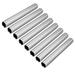Muka 8 Packs Aluminum Track and Field Relay Batons Sticks Assorted Color Relay Running Race Outdoor Field Tools-Silver