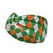 Women s St. Patrick s Day Headband Green Headband Soft Hairband Sport Stretch Headband Wide Knot Wrap For St. Patrick s Day