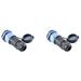 2X Trolling Motor Plug Receptacle Set Marine Boat Power Connector 12/24/36/48 Volt Marine Plug for Trolling Motors