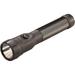 WAGEE 76113 PolyStinger LED 485-Lumen Rechargeable Flashlight with 120-Volt AC/12-Volt DC Smart Charger and 2 Holders Black