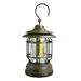 LED Camping Lantern Retro Metal Camp Light Battery Powered Hanging Vintage Lamp Portable Waterpoor Outdoor Tent Bulb Emergency Lighting for Power Failure Outages