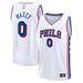 Men's Fanatics Branded Tyrese Maxey White Philadelphia 76ers Fast Break Replica Player Jersey - Association Edition