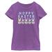 Girls Youth Mad Engine Purple Star Wars Hoppy Easter Egg Stormtrooper Graphic T-Shirt