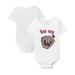 Infant Tiny Turnip White Boston Red Sox Butterfly Glove Bodysuit