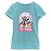 Girls Youth Mad Engine Turquoise Paul Frank Recycool Monkey Graphic T-Shirt