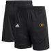 Men's adidas Black Grambling Tigers Sideline Knit Shorts