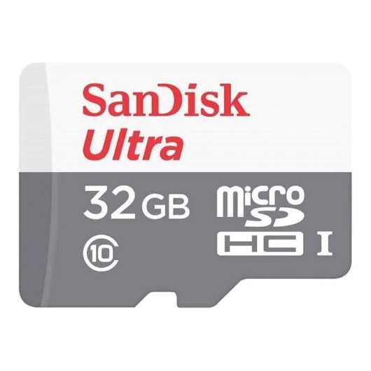 SanDisk Ultra 32 GB MicroSD HC-Speicherkarte mit Adapter der Klasse 10 Image