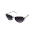 Women's Retro Cat Eye Sunglasses by ELOQUII in White (Size NO SIZE)