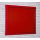 WeatherShield Outdoor Lockable Showcase Noticeboard - 1005(w) x 735(h) - 8x A4 - Red Frame with Red Felt