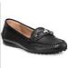 Coach Shoes | Coach Fortunata Black Leather Driving Loafers Comfy Slip-On Flats Size 6.5b | Color: Black | Size: 6.5