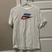 Nike Shirts | Men’s White Nike Shirt With Colored Nike And Swish | Color: White | Size: M