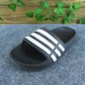 Adidas Shoes | Adidas Boys Slide Shoes Sandal Black Synthetic Slip On Size Y 12 Medium | Color: Black | Size: 12b