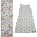 J. Crew Dresses | J. Crew Summer Floral Mini Dress Cotton Ivory Lined Sleeveless V Neck Size 4 | Color: Cream | Size: 4