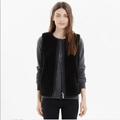 Madewell Jackets & Coats | Madewell Black Faux Fur Vest | Color: Black | Size: M
