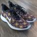 Nike Shoes | Floral Nikes, Women's Size 9 | Color: Black/Yellow | Size: 9