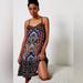 Anthropologie Dresses | Anthropologie Zadie Velvet Boho Vibrant Color Tank Slip Dress! | Color: Tan | Size: Xxs