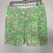 Lilly Pulitzer Shorts | Lilly Pulitzer Chipper Shorts Green And Pink Size 6 | Color: Green/Pink | Size: 6