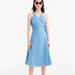 J. Crew Dresses | J Crew Linen Blend Wrap Dress Tropical Blue S | Color: Blue | Size: S