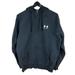 Under Armour Shirts | Mens Y2k Under Armour Black Full Zip Small Logo Loose Fit Hoodie Size M | Color: Black | Size: M