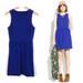 Madewell Dresses | Madewell Cobalt Blue Afternoon Fit & Flare Dress | Color: Blue | Size: Xs