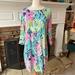 Lilly Pulitzer Dresses | Lilly Pulitzer 97181 Marlowe Dress In Lets Cha Cha Print Size Medium | Color: Blue/Pink | Size: M