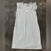 Michael Kors Dresses | Michael Michael Kors Striped Dress/Cover-Up Sz S Grey/White Zipper Summer | Color: Gray/White | Size: S