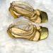 Jessica Simpson Shoes | New Jessica Simpson Aralyn Womens Leather Strappy Heels Gold Size 7.5 | Color: Gold | Size: 7.5