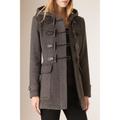 Burberry Jackets & Coats | Burberry Blackwell Hooded Wool Duffle Coat | Color: Black/Gray | Size: 8