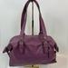 Coach Bags | Coach Purple All Leather Purse. Euc. Not From Outlet. Expand To A Tote Style. | Color: Purple | Size: Os