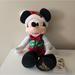 Disney Toys | Disney Store Mickey Mouse Christmas Plush Toy Exclusive 2019 Limited Nwt | Color: Black/Red | Size: Osbb