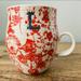 Anthropologie Kitchen | Anthropologie Monogram “L” Homegrown Floral Mug Collectible Coffee Cup | Color: Blue/Red | Size: Os