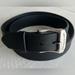 Levi's Accessories | Men’s Black Leather Levi Belt With Silver Buckle Size 40 | Color: Black/Silver | Size: Os