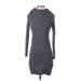 Kenneth Cole New York Casual Dress - Sweater Dress: Gray Dresses - Women's Size X-Small