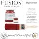 Fusion Mineral Paint HIGHLANDER, deep scarlet red paint, water-based furniture paint, no brush marks, eco friendly paint, matt 500ml & 37ml