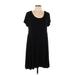 Style&Co Casual Dress - Shift: Black Solid Dresses - New - Women's Size Large