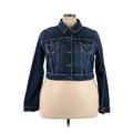 SLINK Jeans Denim Jacket: Blue Jackets & Outerwear - Women's Size 3X