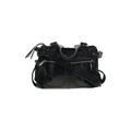 Francesco Biasia Leather Satchel: Black Print Bags