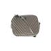 Victoria's Secret Crossbody Bag: Quilted Gray Solid Bags