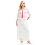 Plus Size Women's Lace Bolero Cardigan by Roaman's in White (Size 18/20)