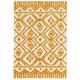 Hellocarpet - Tapis jaune intérieur et extérieur effet 3D ethnique Nelle Jaune 120x170 - Jaune