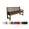 chilly pilley Bench Cushion Water-repellent Bench Cushion Bench Cushion Zip With Loops Bench Cushion Seat Cushion For Garden Bench Garden Bench Cushion (150x50x5 Dark Green)