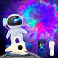 MERTTURM Astronaut Galaxy Projector, Star Nebula LED Night Light Projector with RGB Adjustment/White Noise/Bluetooth Player/Timer/APP/Remote Control for Kid/Adult/Birthday Gifts/Bedroom Decor/Party